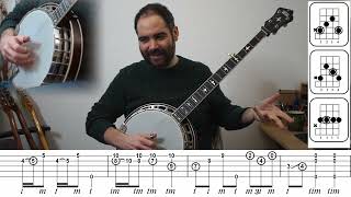 Silent Night Bluegrass Banjo - Slow 3/4 and Fast Bluesy 4/4