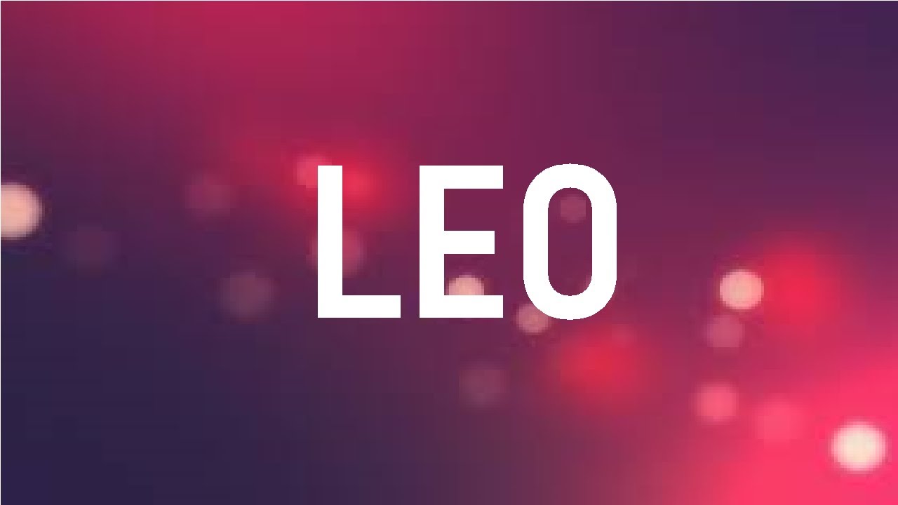 LEO 😍💍ALGUIEN TE DIRÁ LO QUE QUIERE CONTIGO Y UNA PERSONA QUE ESPERA ...