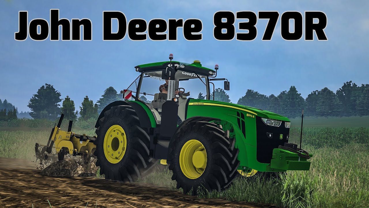 John Deere 8370R, Alpego KF7 300 - Subsoiling in MIG MAP | 