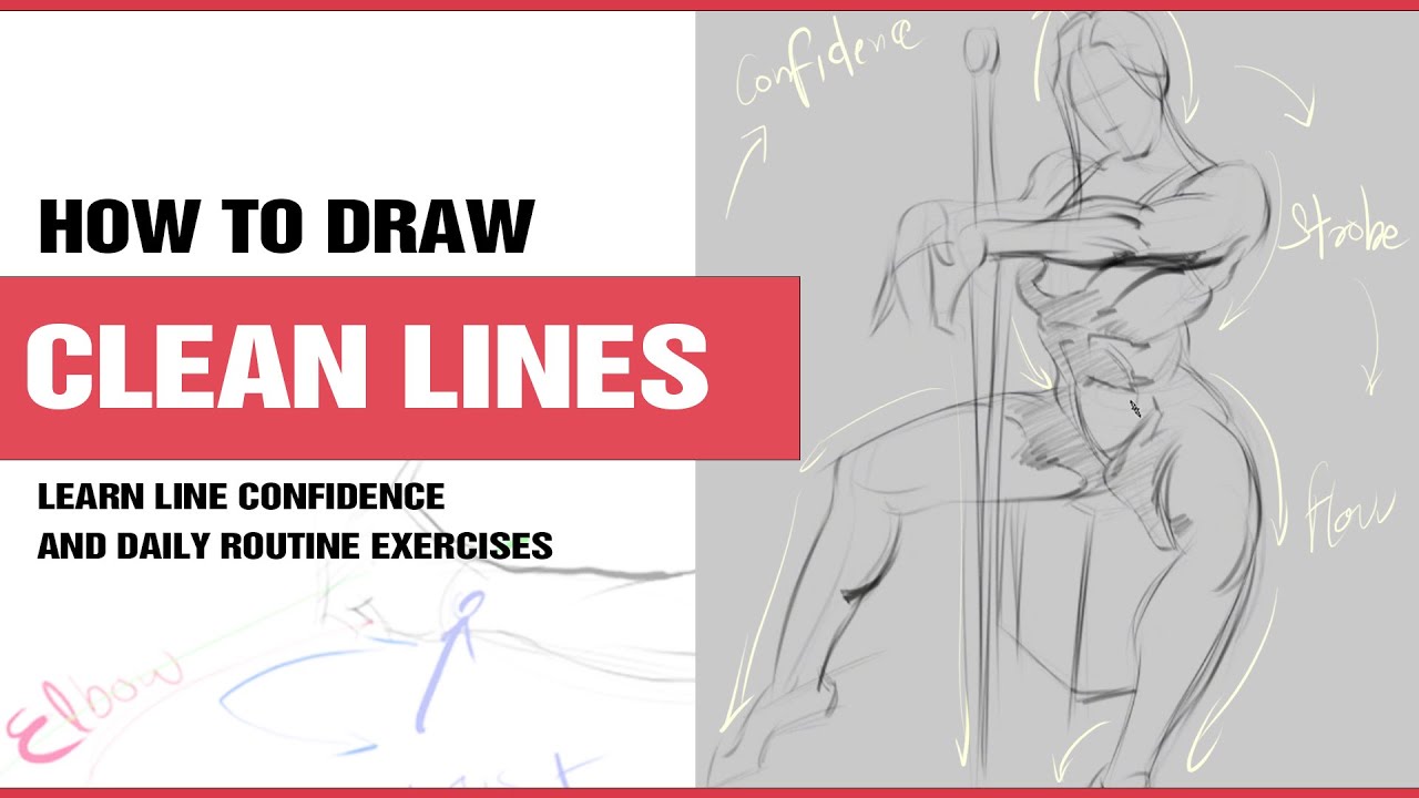 How to Draw Clean Lines and Control Your Pencil/ line confidence and tool control