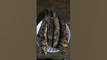 Cá lóc nướng than.