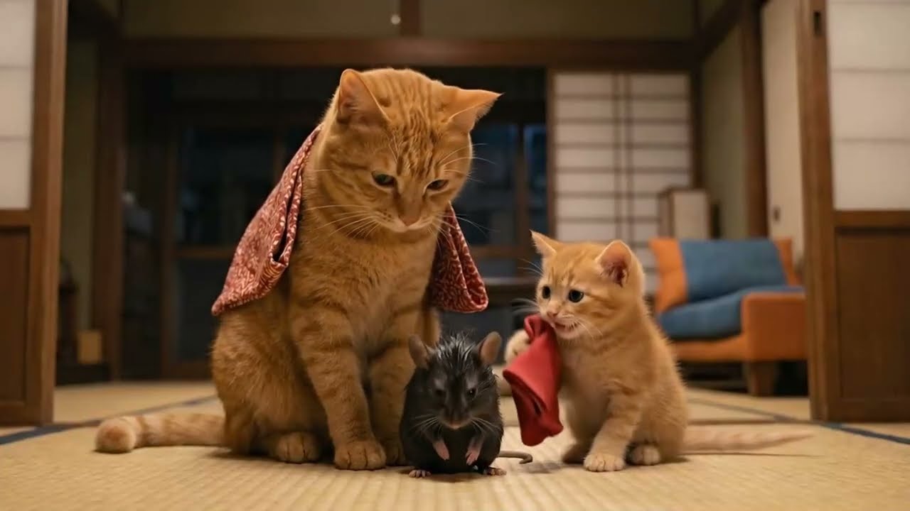 From Home to the Farm Kitten Go Carrot Harvesting with Grandma Cat 💖✨