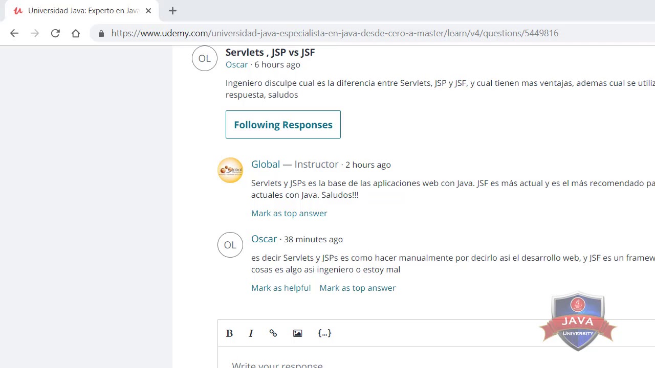Diferencias entre Servlets, JSPs y JSF (Java Server Faces) - YouTube