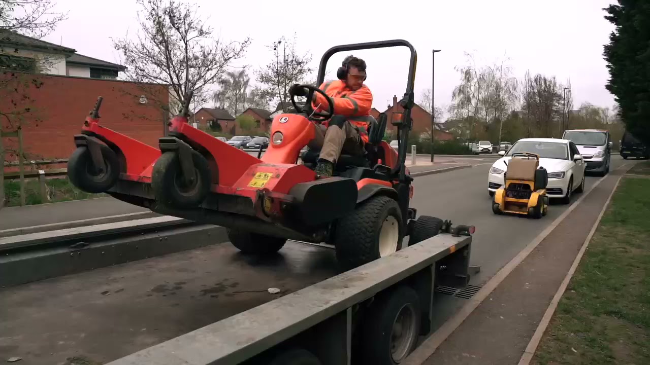 Grounds maintenance showcase kubota F3680 mower and Trimax flail deck. Stihl brushcutter/ strimmer.