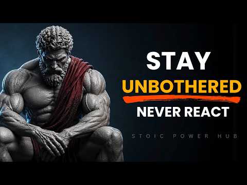 The Art of Staying Unbothered in a World That Controls Everyone | Stoic Philosophy 