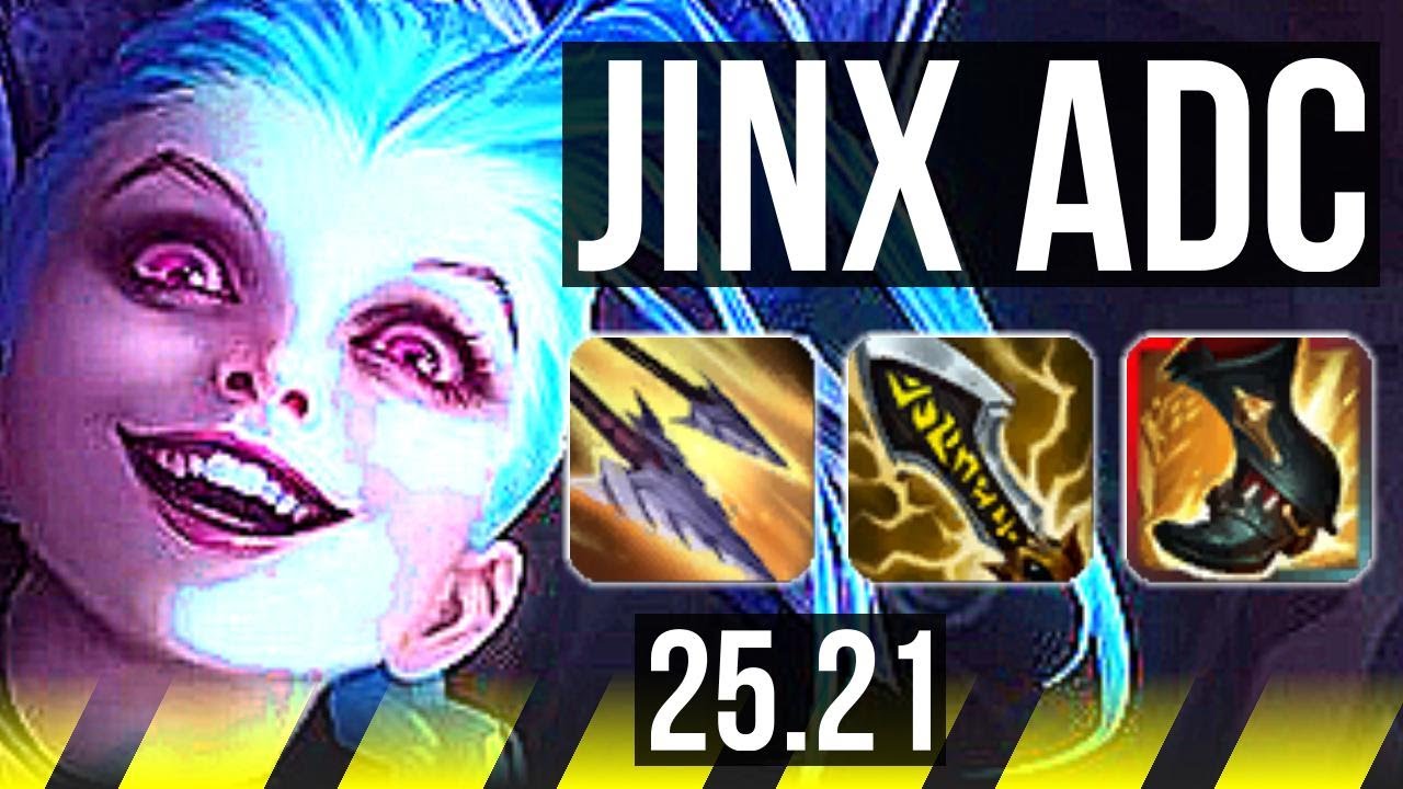 JINX & Nami vs CAITLYN & Karma (ADC) | Legendary, 23/5/3 | EUNE Master | 25.21