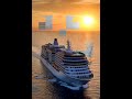 How does it feel,when a massive cruise ship lies between the sea and the sunset???