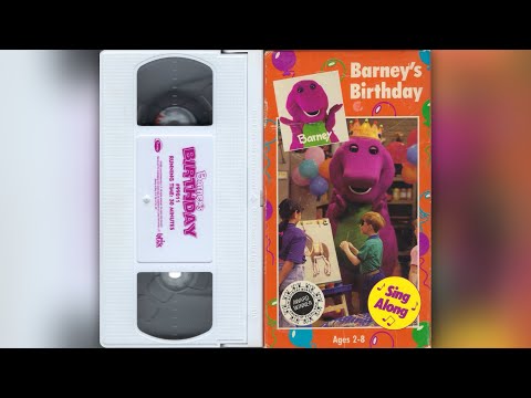 Barney's Birthday [1992] - 1999 VHS Release