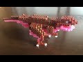 アイロンビーズ　ティラノサウルス　図案　立体　作り方　動画　パーラービーズ a Tyrannosaurus 3D perlerbeads