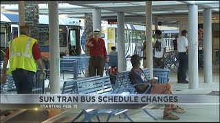 Sun Tran announces services changes for Tucson riders