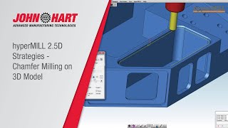 hyperMILL 2.5D Strategies - Chamfer Milling on 3D Model