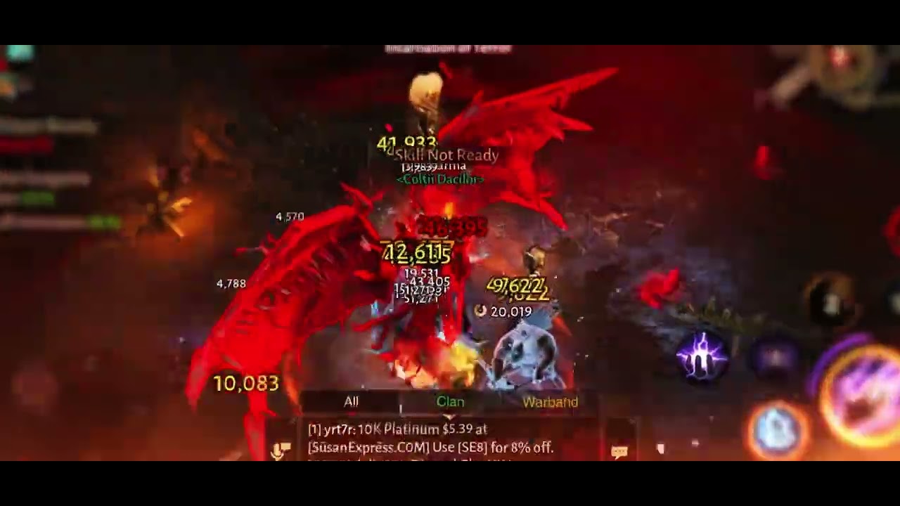 Diablo Immortal Wizard Rebirth Yamnal Legendary Farm