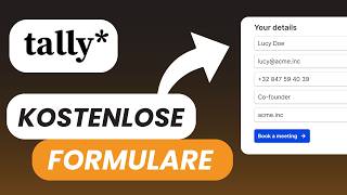 Create an online form (free & easy) with Tally!