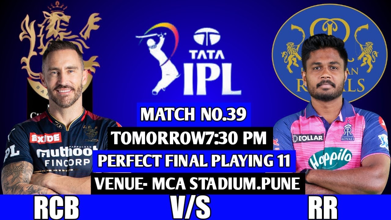 RCB VS RR DREAM 11 PREDICTION 2022 I 39TH MATCH PERFECT PREDICTION I