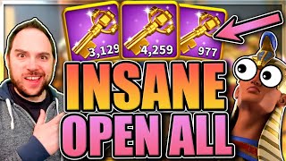 8,365 Gold Key Opening [how many legendary commander sculptures?] Rise of Kingdoms