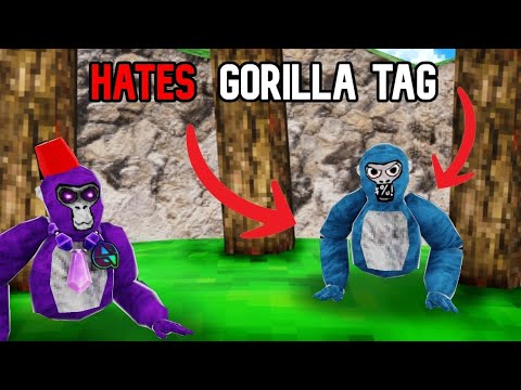 MAKING MY FRIEND WHO HATES GORILLA TAG PLAY GORILLA TAG