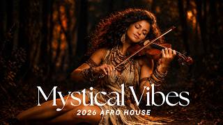 Violin Session | Afro House Forest Night Mix - Dark &amp; Mystical Vibes 🌙🌲