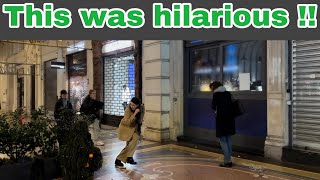 Bushman prank : epic coin drop you won’t stop laughing 😆 #coindrop #funny #prank #bushmanprank