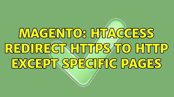 Magento: htaccess redirect https to http except specific pages (2 Solutions!!)