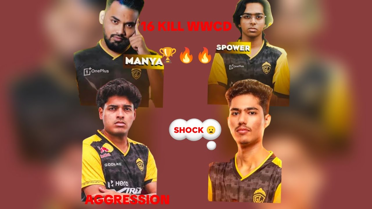 NEW GODL 16 KILL WWCD| FULL AGGRESSION GODLIKE 💛 Rando Map 💛🔥