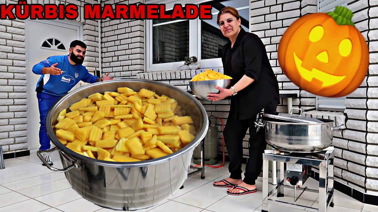 XXL KÜRBISMARMELADE EXTREM | MARABA RÍÇAL 🤤KUNDIR BASNASKÜCHE