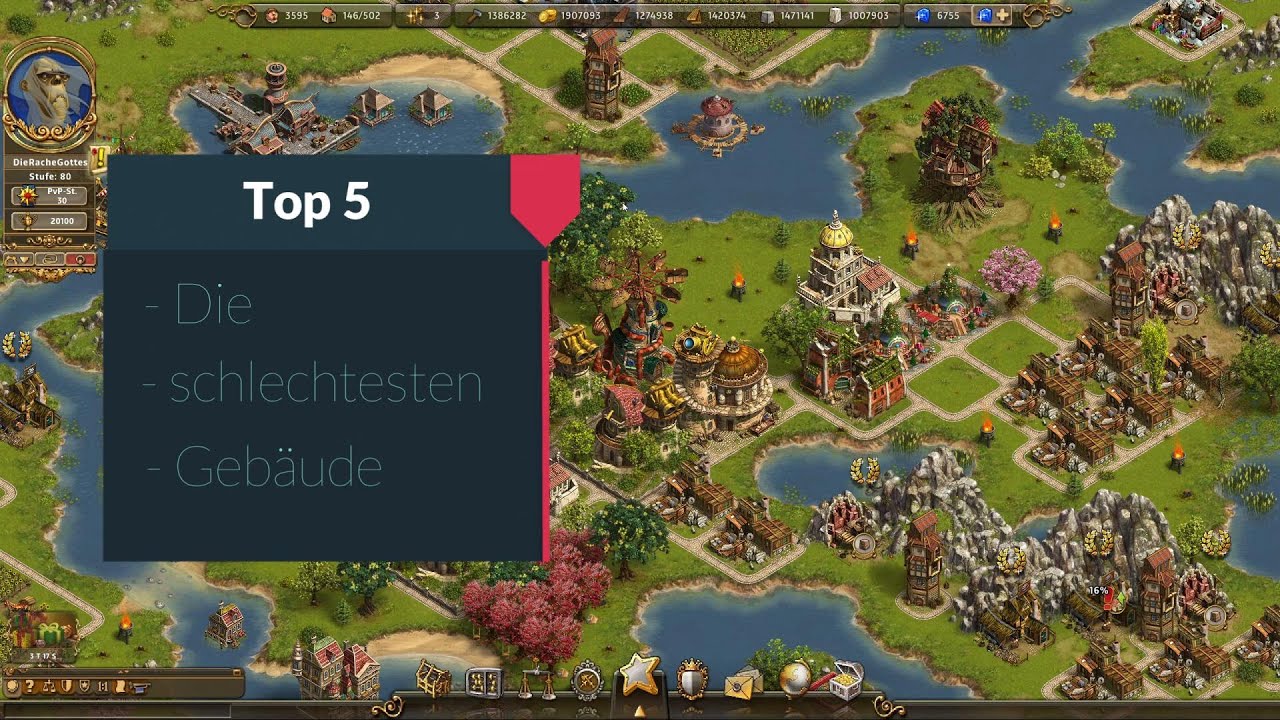 DSO - Top 5: Die schlechtesten Gebäude in Die Siedler Online