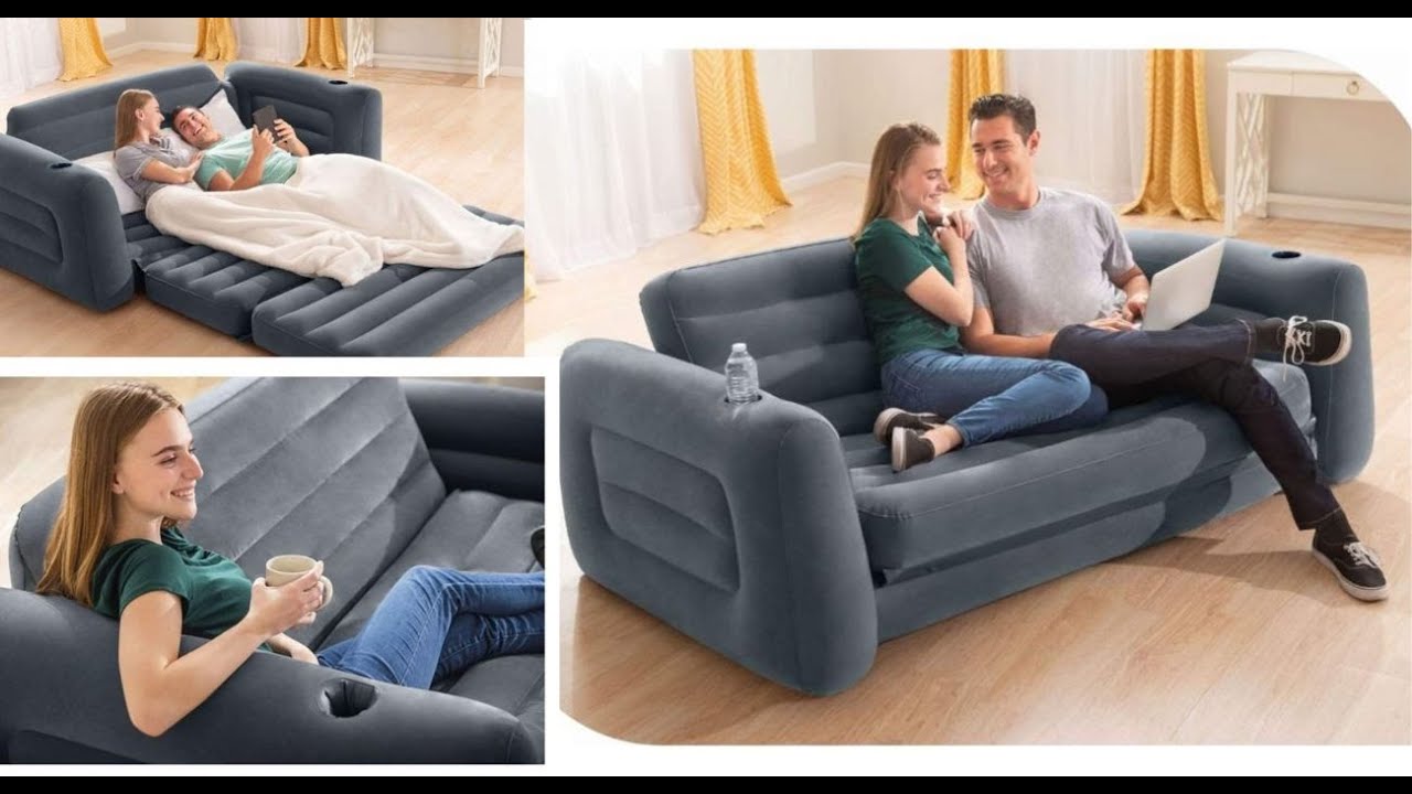 Диван трансформер надувной Intex 66552 224 x 203 x 66см Intex 68566