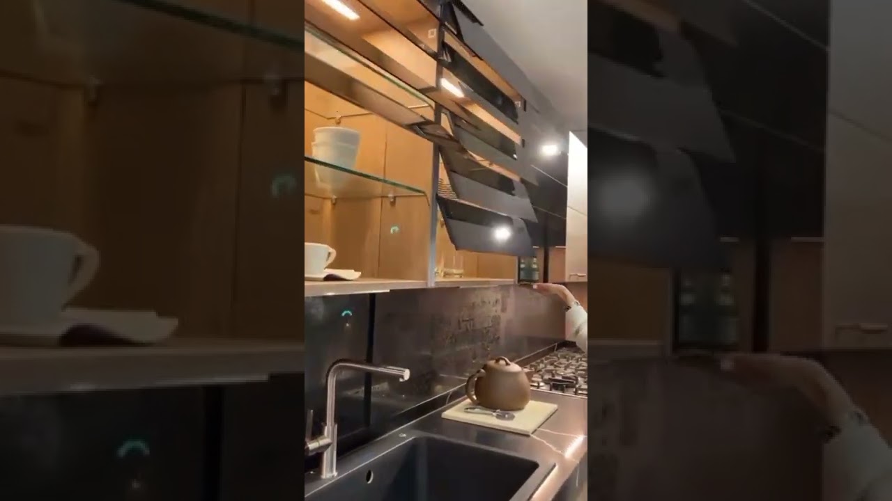 Lift System Cabinet Door unit lift hydraulic soft close door 