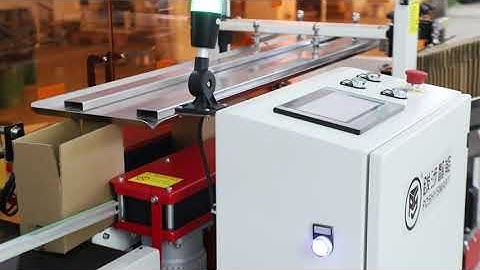 Unpacking, sealing and labeling assembly line