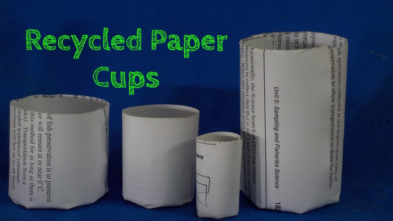 NEW AND IMPROVED: Paper cup seed starters. - YouTube