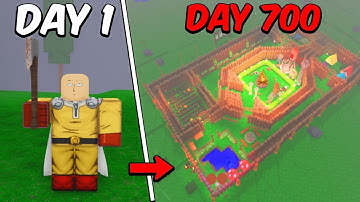 700 Days Without Class - Build a Best Strongest Base In 99 Nights In The Forest