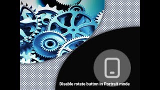 Android One UI - How to disable rotate screen button in Portrait mode screenshot 1