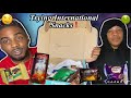 Trying Out International Snacks!! | American Eating Foreign Snacks For The First Time!