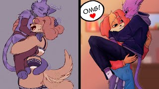 Omg! CatNap and DogDay are Hugging🥵 - Poppy Playtime Chapter 3 Animation┃Comic dub