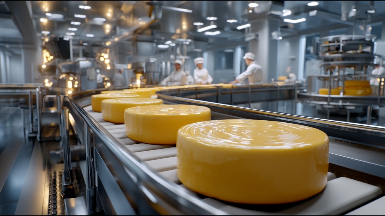 Inside a Modern Cheese Dairy: FULL PROCESS — From Fresh Grass and Raw Milk to Cheese on Your Table