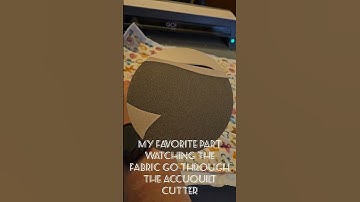 accuquilt cutting its my favorite part.. #accuquilt #michaelmillerfabrics #accuquiltgobig