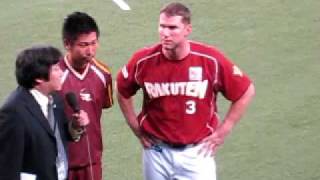26th Sep 2009 SeibuDome Gameset~HeroInterview Todd Linden