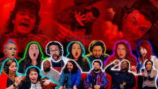 Fans React To STEVE ALMOST DIE | Stranger Things S5 Ep 8 JONATHAN SAVES STEVE Reaction Compilation 