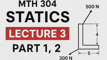 Mth304 Short Lecture 3 Statics |VU Pakistan|