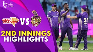 2Nd Innings Highlights Gg Vs Adkr Match 30 Dp World Ilt20 M3Y1J