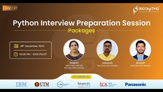 Python Interview Preparation Session | Packages | Day 27 | 360DigiTMG
