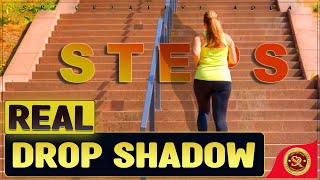 How to Create Real Drop Shadow in Photoshop | Telugu | srcreative adda