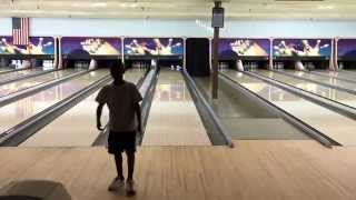 Brian Bass, Jr. bowling with the Storm IQ Tour Pearl at Bowl South- Houma, LA