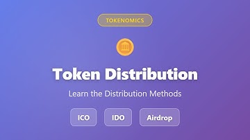 Token Distribution Explained: ICO vs IDO vs Airdrop | Tokenomics for Beginners