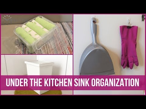 How to ORGANIZE under the kitchen sink - Ideas for an ideal kitchen  | OrgaNatic