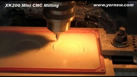 Hungary hobbyist machining with Yornew XK200 hobby cnc milling machine