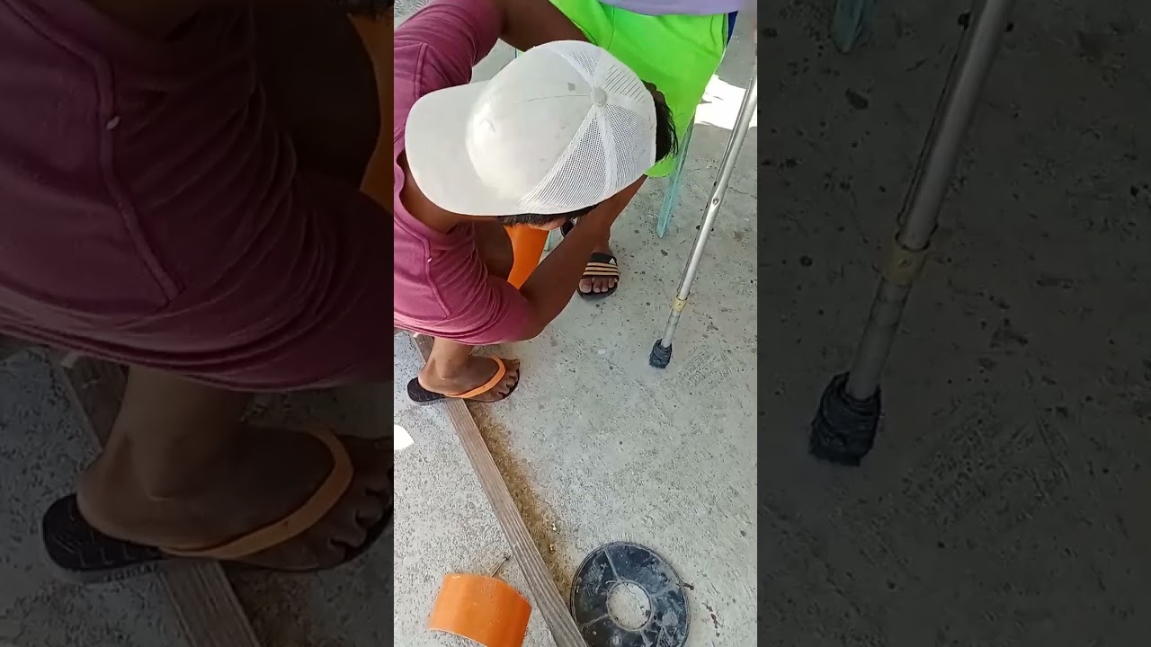 DIY PVC prosthetic legs.