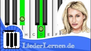 Sarah Connor - Ich wünsch dir | Klavier lernen - Musiknoten - Akkorde