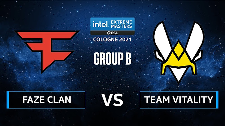 CS:GO - FaZe Clan vs. Team Vitality [Mirage] Map 1 - IEM Cologne 2021 - Group B