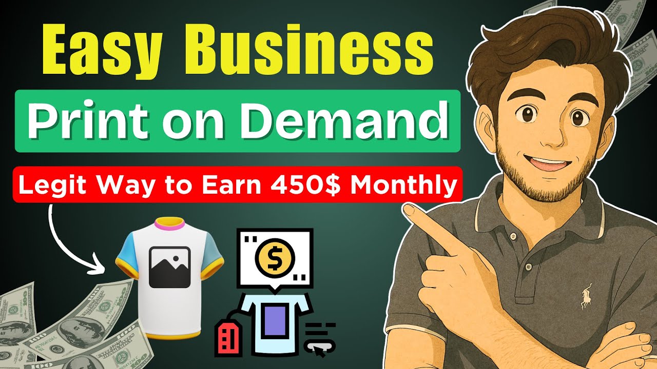 Earn with Print on Demand with no Money | How to Start Print on Demand ...